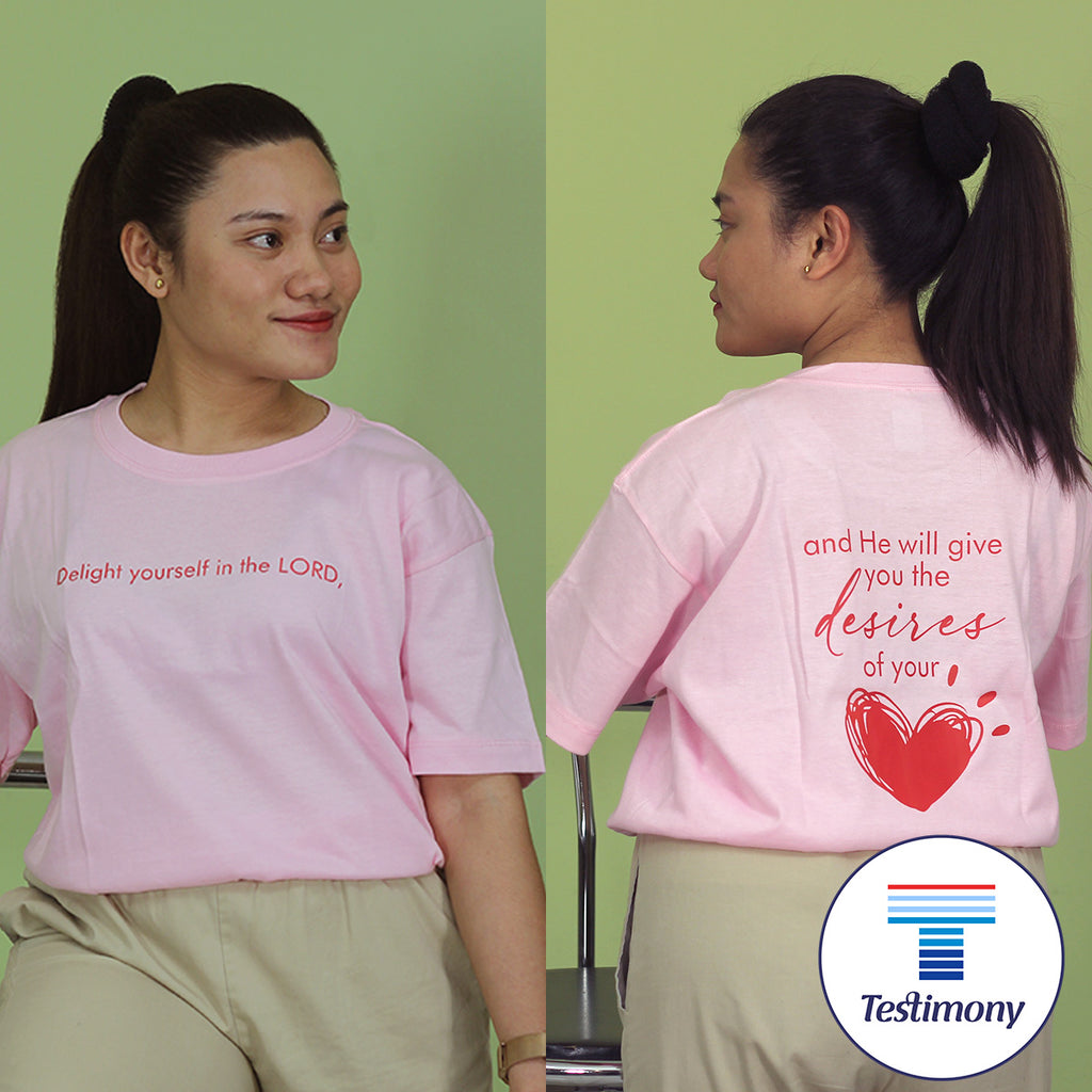 Delight yourself in the Lord (Testimony Shirt)