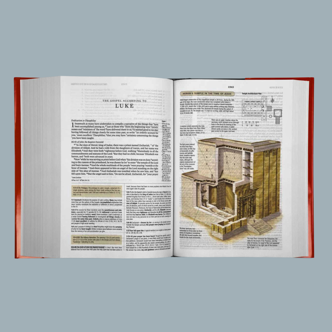 English Standard Version (ESV) Study Bible: Hardcover