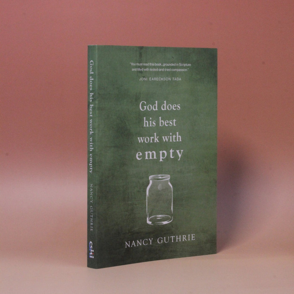 God does his best work with empty