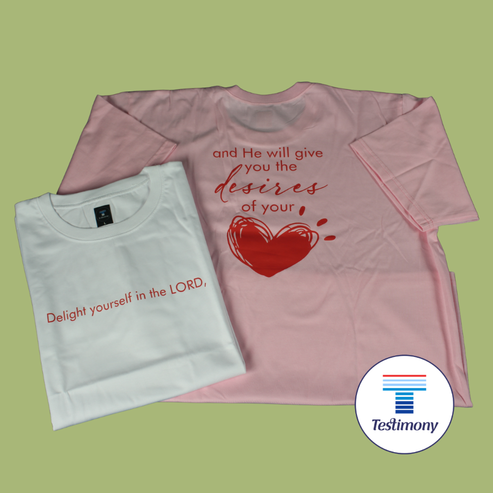 Delight yourself in the Lord (Testimony Shirt)